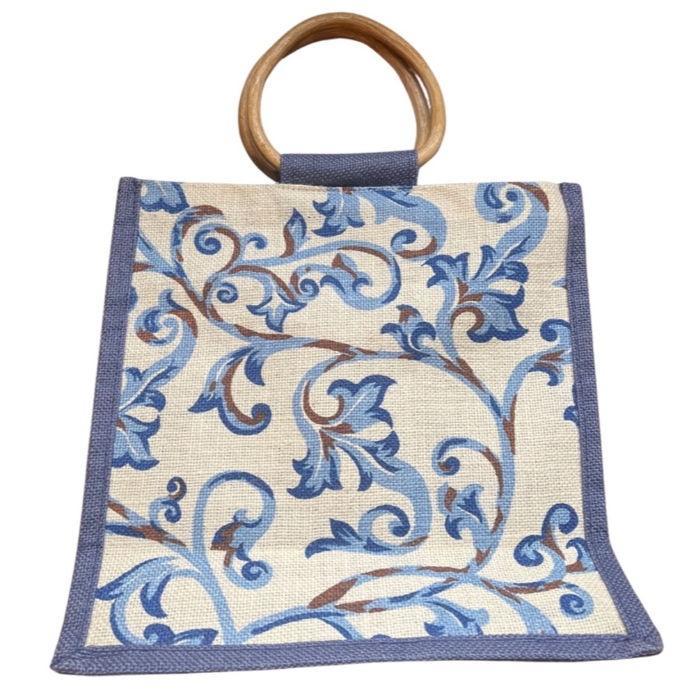 NWOT Bamboo Handle Tote